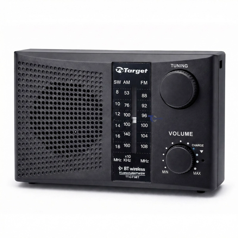 RADIO PORTATIL BT TARGET TT-CF15BT 3 BANDAS USB SD RECARGABLE - 2