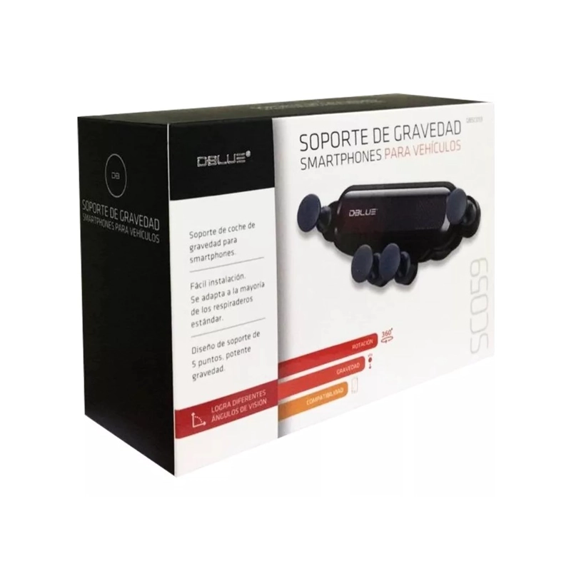 SOPORTE SMATPHONE REJILLA DE GRAVEDAD DBLUE DBSC059 - 5