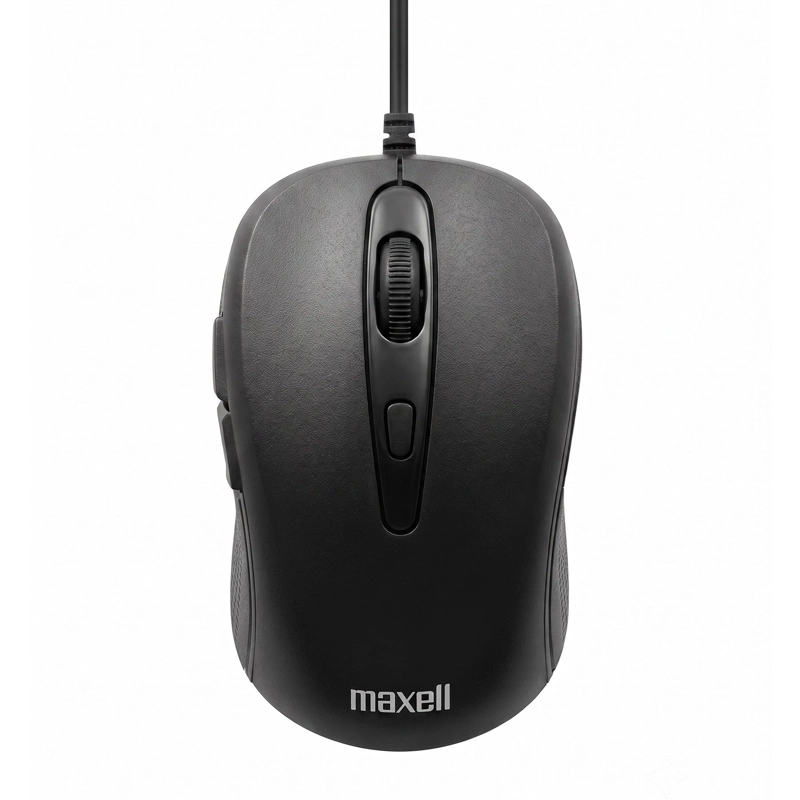 MOUSE OPTICO 5 BOTONES USB MAXELL MOWR-105 NEGRO - 1
