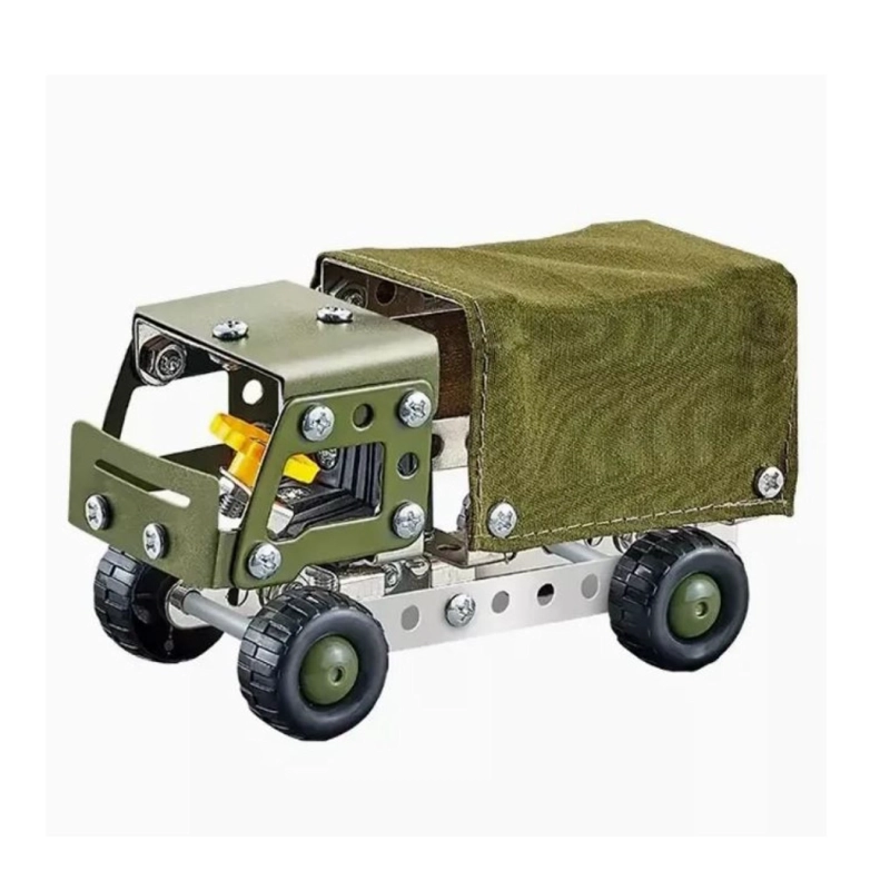 SET CONSTRUCCION ARMABLE CAMION MILITAR 125PZ 55617 - 1