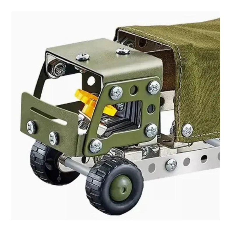 SET CONSTRUCCION ARMABLE CAMION MILITAR 125PZ 55617 - 2