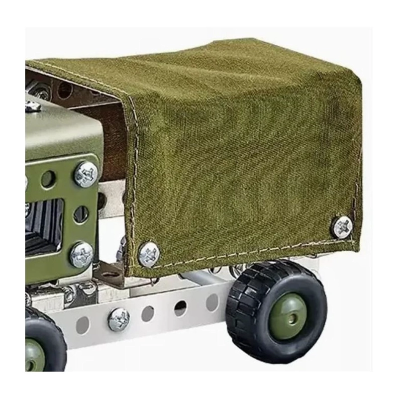 SET CONSTRUCCION ARMABLE CAMION MILITAR 125PZ 55617 - 4