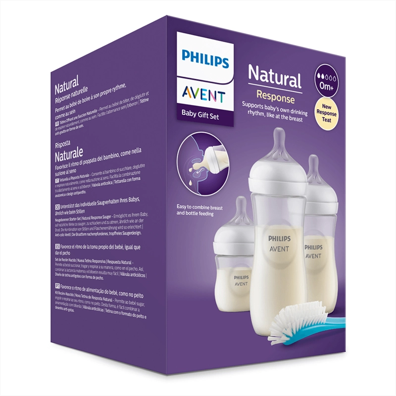 SET MAMADERAS AVENT SCD837/12 125, 260, 330 ML + CEPILLO - 5