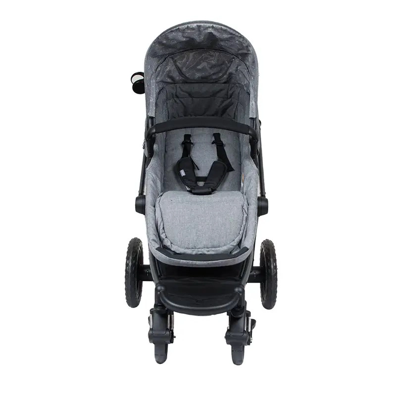 COCHE MOISES CON HUEVITO Y BASE INFANTI EPIC 5G GRIS - 2