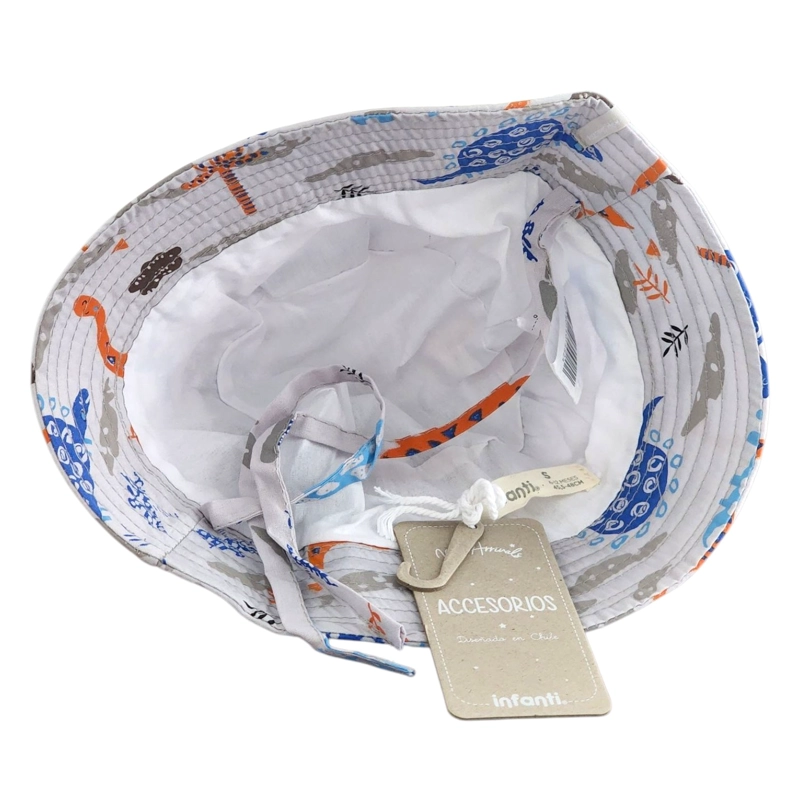SOMBRERO PARA NIÑOS DE DINOSAURIOS 48CM TALLA S INFANTI - 3