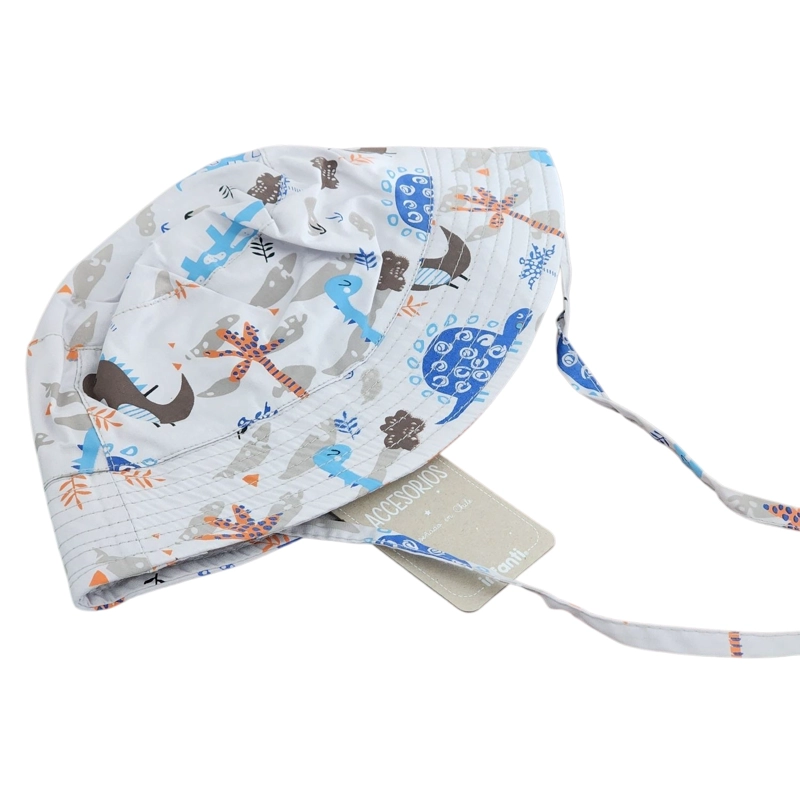 SOMBRERO PARA NIÑOS DE DINOSAURIOS 52.5CM TALLA L INFANTI - 4
