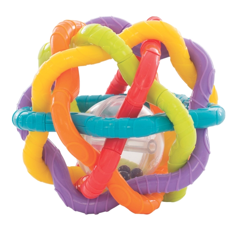 PELOTA SONAJERO MULTICOLOR BENDY PLAYGRO - 1