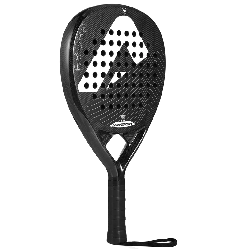 PALA DE PADEL AMA SPORT P42 FIBRA DE CARBONO REFORZADA - 2
