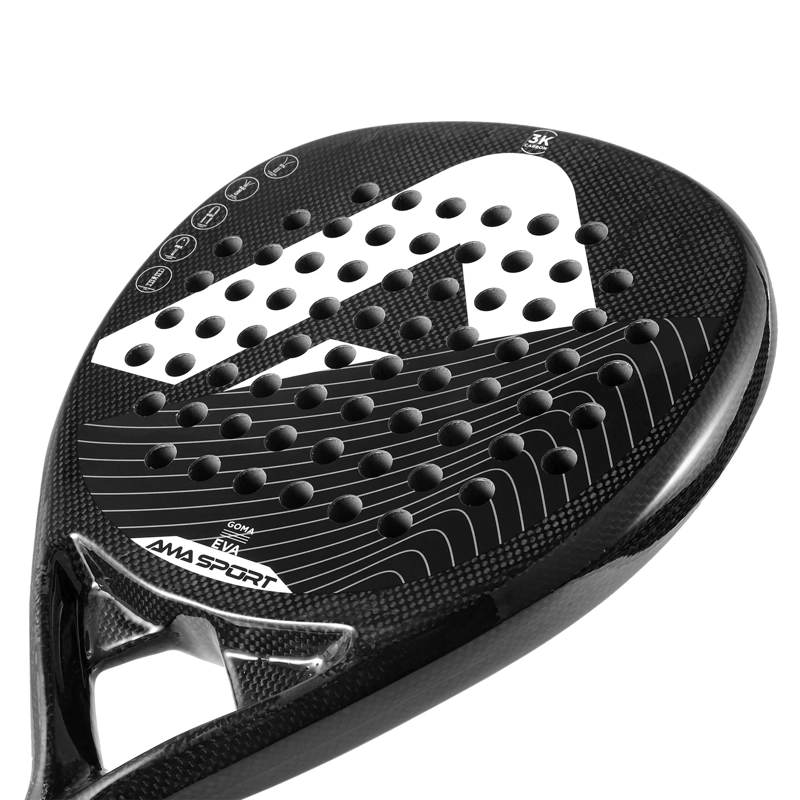 PALA DE PADEL AMA SPORT P42 FIBRA DE CARBONO REFORZADA - 3