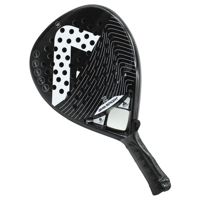 PALA DE PADEL AMA SPORT P42 FIBRA DE CARBONO REFORZADA - 5