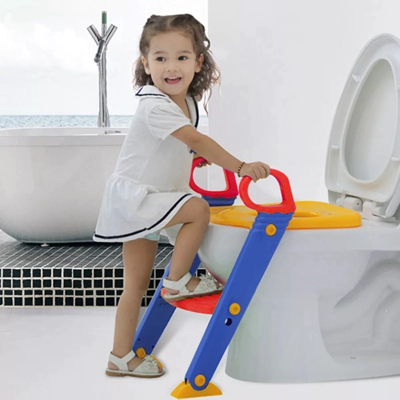 ADAPTADOR ASIENTO ENTRENADOR DE INODORO NIÑOS CON ESCALERA - 3