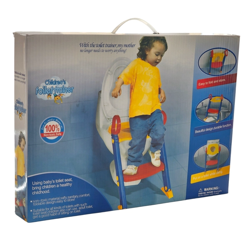 ADAPTADOR ASIENTO ENTRENADOR DE INODORO NIÑOS CON ESCALERA - 5