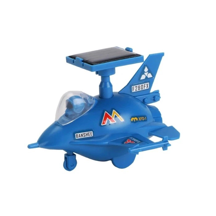 JUGUETE CIENTIFICO AVION SOLAR DE COMBATE ARMABLE - 1
