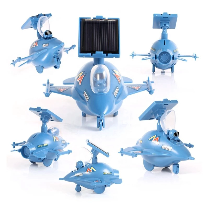 JUGUETE CIENTIFICO AVION SOLAR DE COMBATE ARMABLE - 4