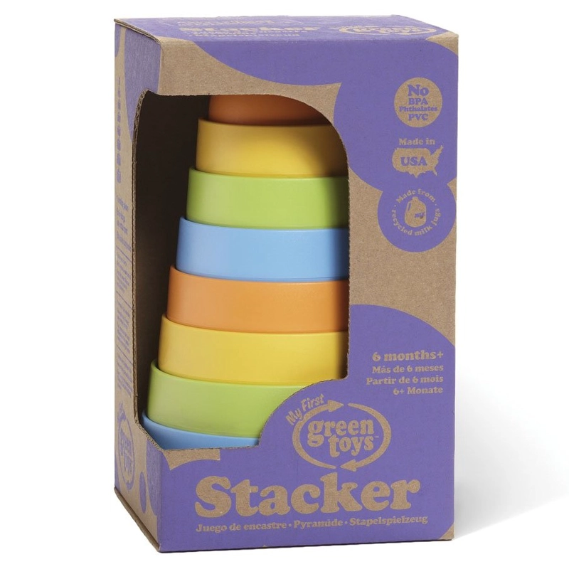 GREEN TOYS STACKER MI PRIMERA APILADORA 8 PCS - 2