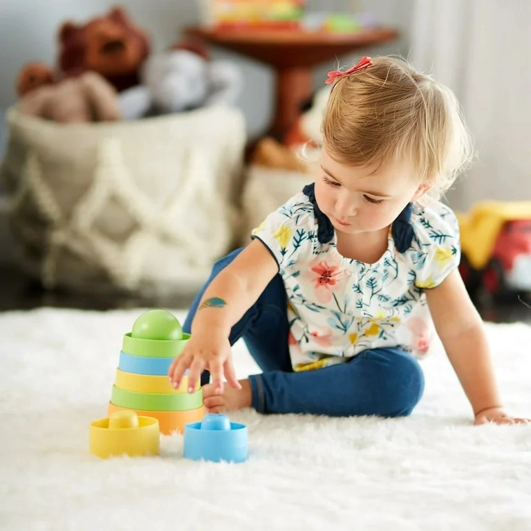 GREEN TOYS STACKER MI PRIMERA APILADORA 8 PCS - 4