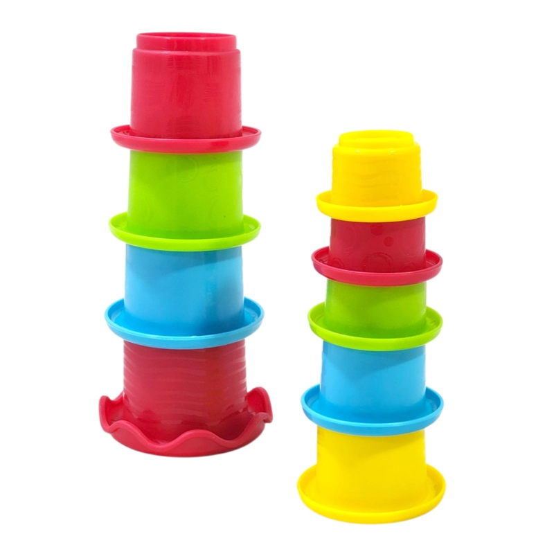 VASOS APILABLES DE COLORES CON SELLOS PARA BEBE S PLAYGRO - 2