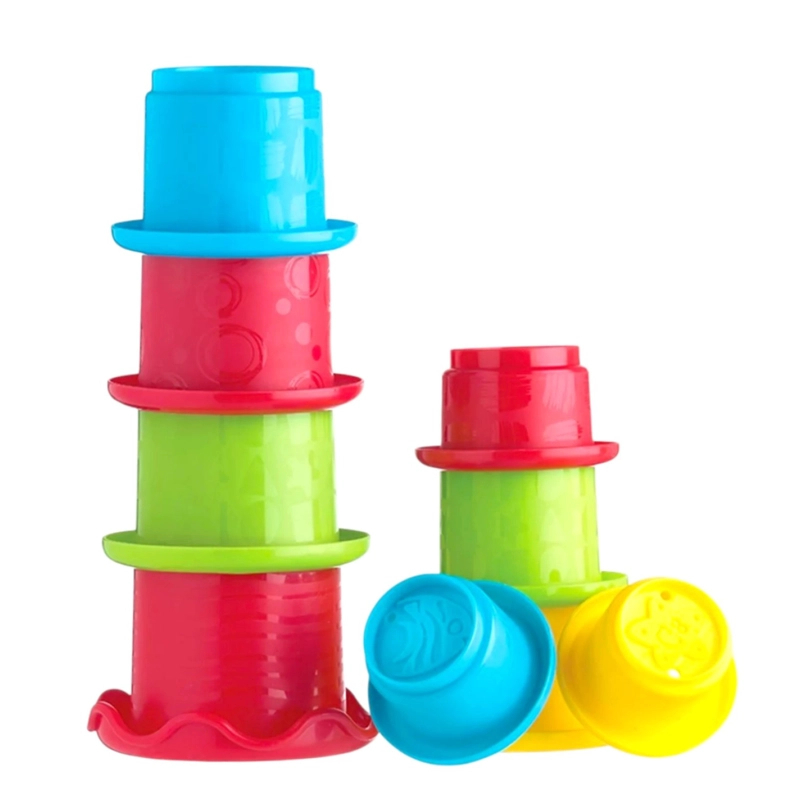VASOS APILABLES DE COLORES CON SELLOS PARA BEBE S PLAYGRO - 3