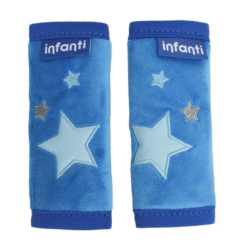 PACK 2 PROTECTOR DE CINTURON DE SEGURIDAD AZUL INFANTI - 1