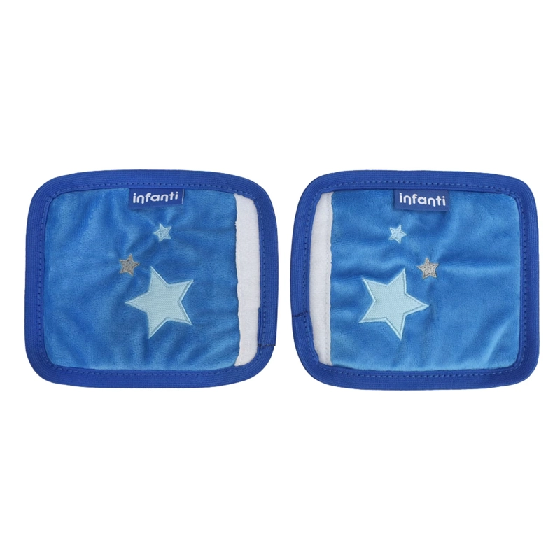 PACK 2 PROTECTOR DE CINTURON DE SEGURIDAD AZUL INFANTI - 2