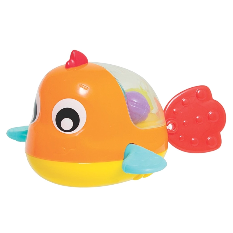 JUGUETE PEZ PARA EL BAÑO A CUERDA PLAYGRO - 1