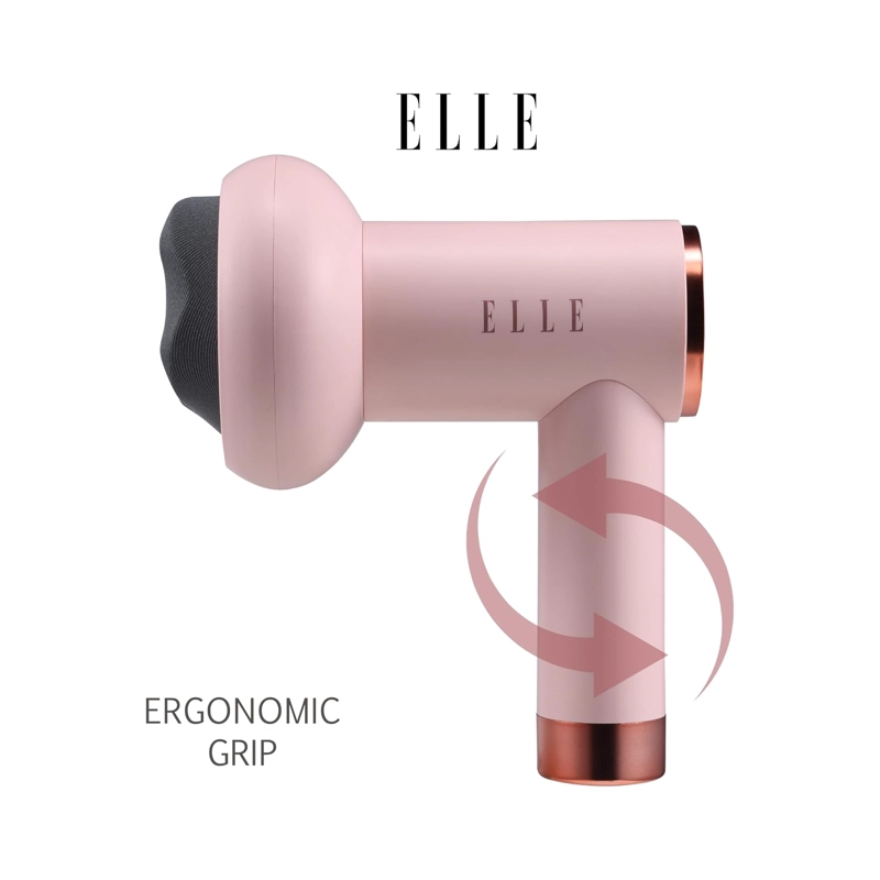 MASAJEADOR INALAMBRICO ELLE SHIATSU EL1718 ROSA - 3