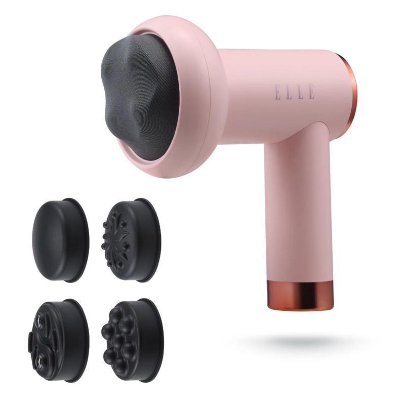 MASAJEADOR INALAMBRICO ELLE SHIATSU EL1718 ROSA - 4