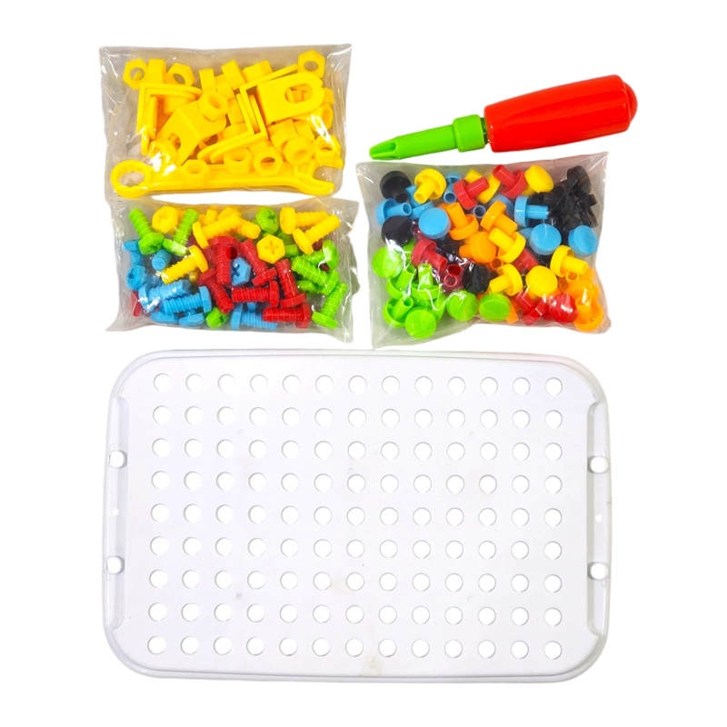 JUEGO DE HABILIDADES MALETA PORTATIL 183PZ PARA ARMAR 55534 - 2