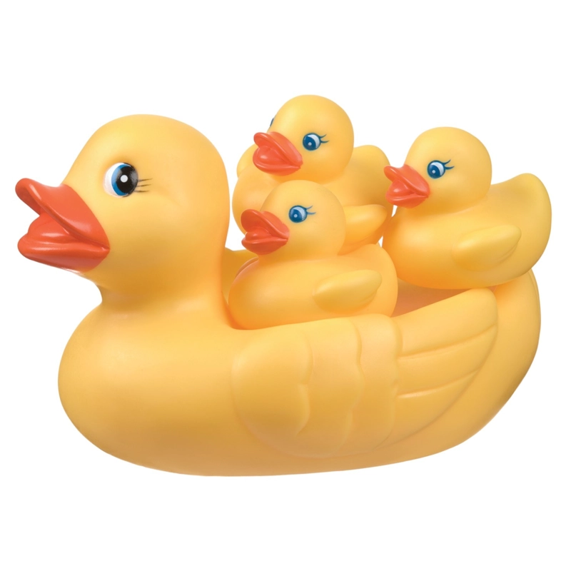 SET JUEGO DE BAÑO FAMILIA DE PATITOS PLAYGRO - 1