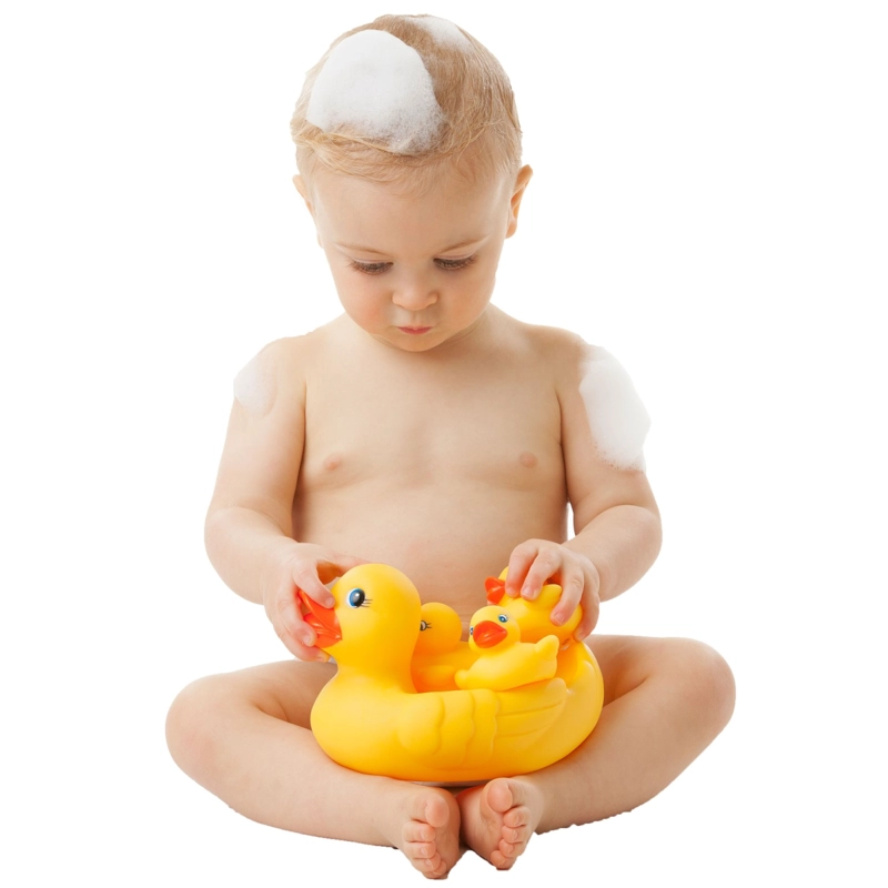 SET JUEGO DE BAÑO FAMILIA DE PATITOS PLAYGRO - 2