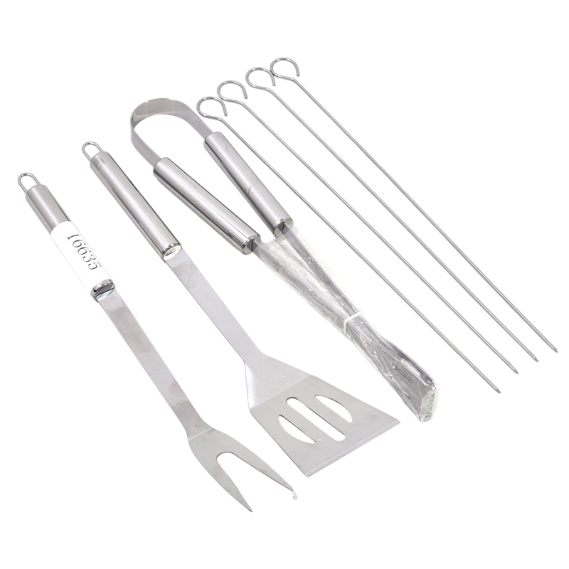 SET PARRILLERO PORTATIL 7 PIEZAS CON ESTUCHE DE LONA 16635 - 3