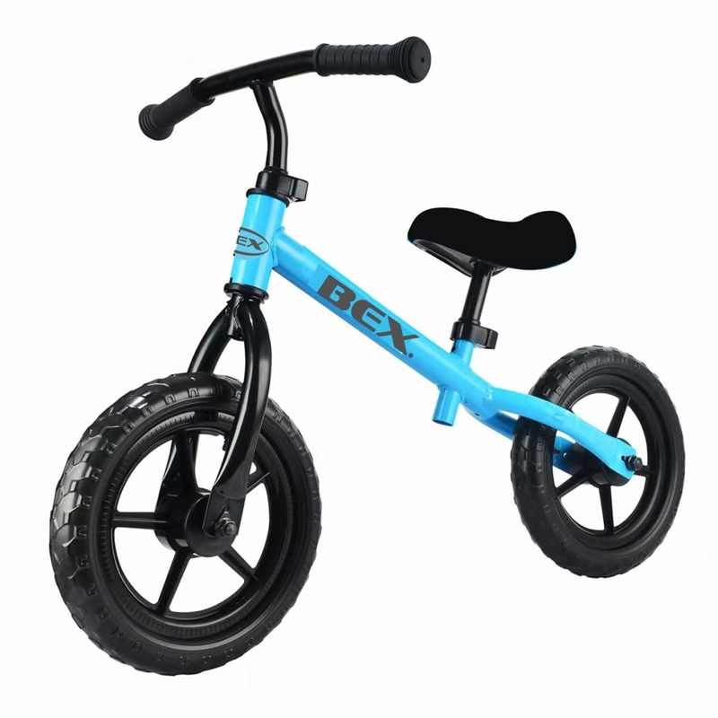 BICICLETA ACERO EQUILIBRIO APRENDIZAJE SIN PEDAL AZUL BEX - 2