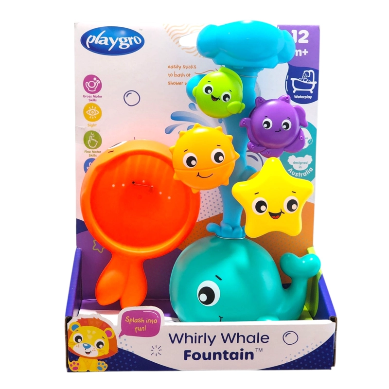 JUGUETE FUENTE BALLENA REMOLINO PARA EL BAÑO PLAYGRO - 1