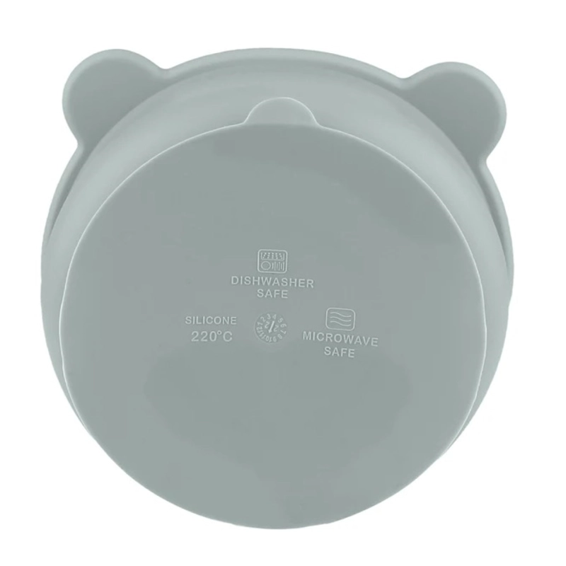 BOWL DE SILICONA CON VENTOSA 340ML INFANTI 6M+ AZUL - 4