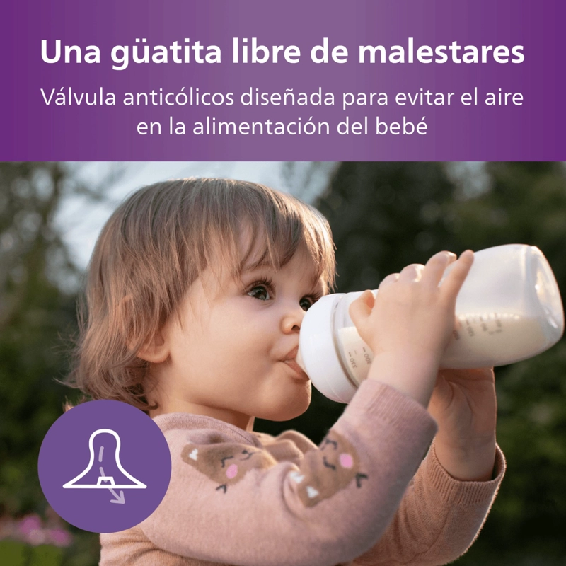 MAMADERA NATURAL RESPONSE 330ML AVENT SCY906/01 3M+ - 4