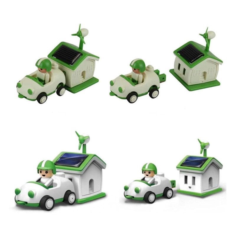 JUGUETE SOLAR VIDA VERDE CIENTIFICO AUTO Y CASA - 2