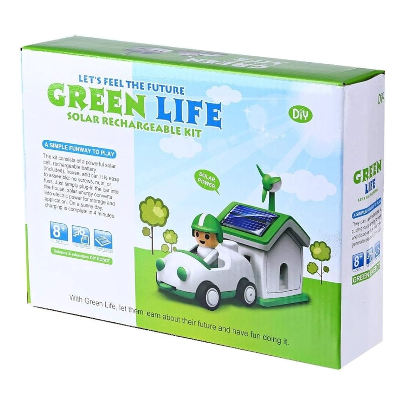 JUGUETE SOLAR VIDA VERDE CIENTIFICO AUTO Y CASA - 5