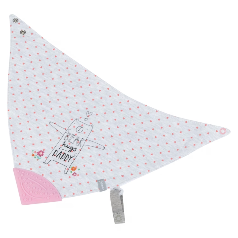 BABERO CON MORDEDOR INFANTI IMPERMEABLE OSITA - 1