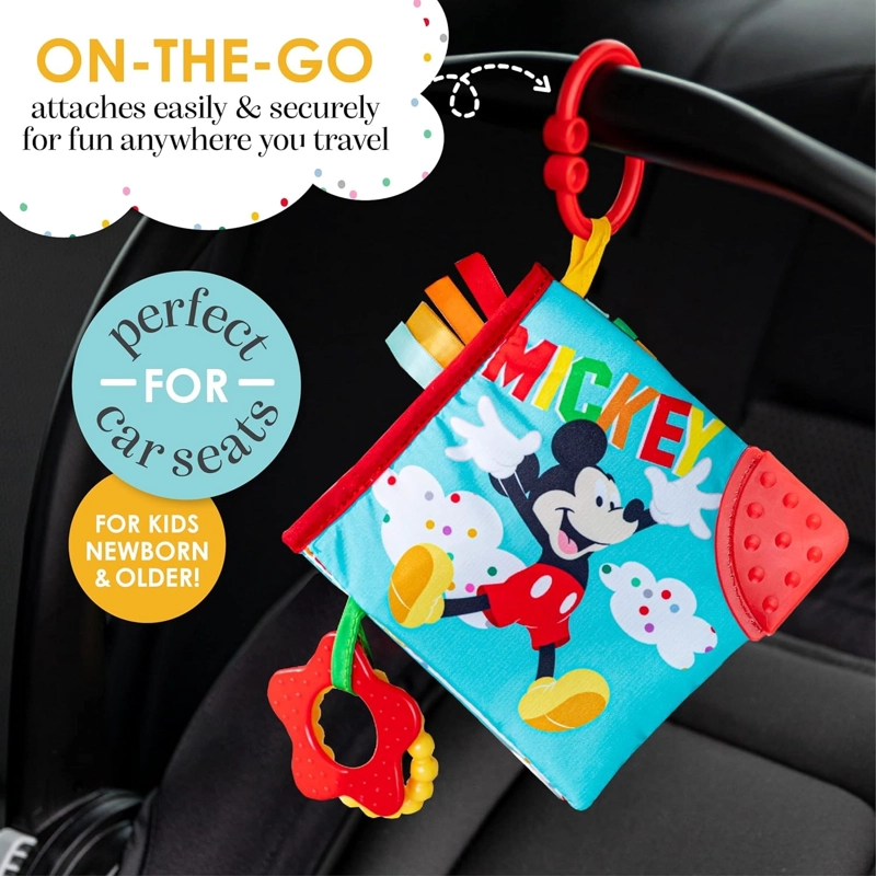 LIBRO SENSORIAL DISNEY CON MORDEDOR MICKEY - 4