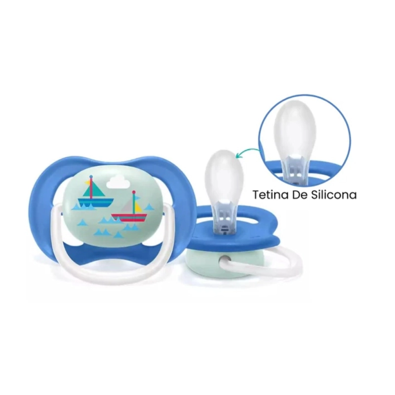 CHUPETE AVENT ULTRA AIR 6-18M SCF081/07 AZUL - 2
