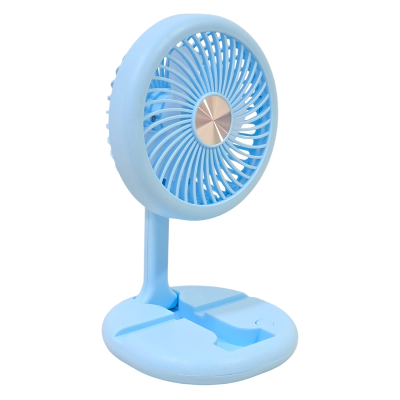 MINI VENTILADOR MESA PORTATIL RECARGABLE TECNOLAB TL670BL - 2