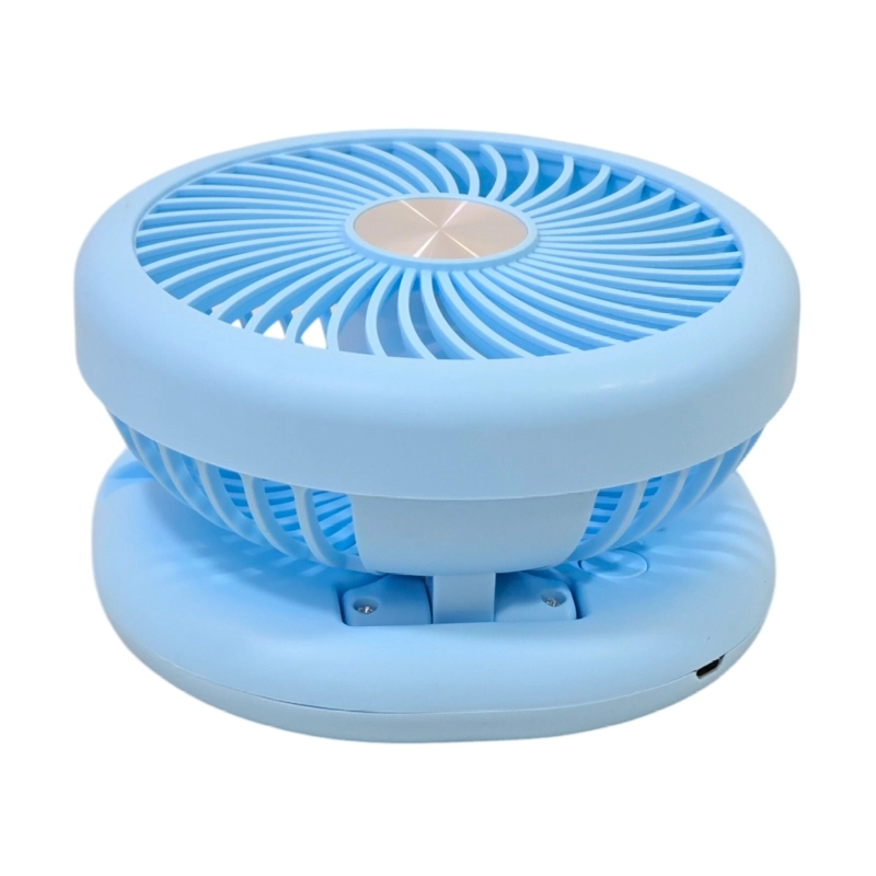 MINI VENTILADOR MESA PORTATIL RECARGABLE TECNOLAB TL670BL - 4