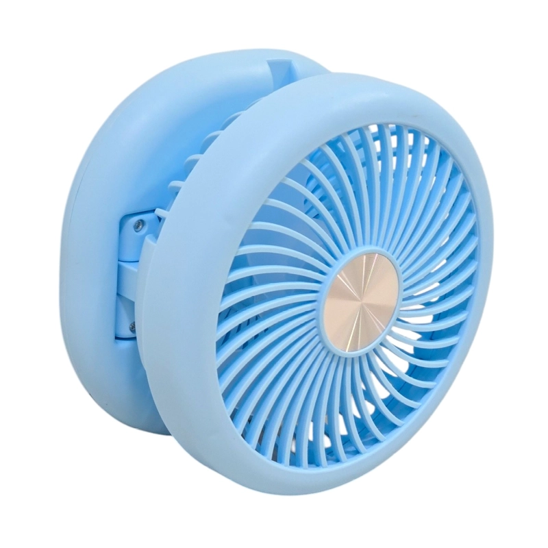 MINI VENTILADOR MESA PORTATIL RECARGABLE TECNOLAB TL670BL - 5