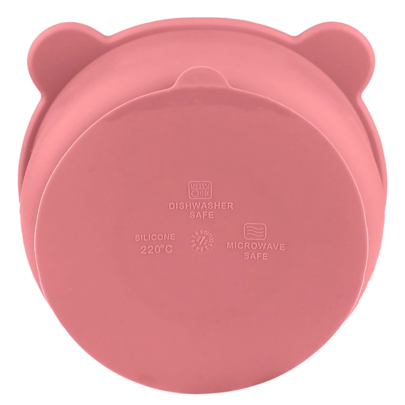 BOWL DE SILICONA CON VENTOSA 340ML INFANTI 6M+ ROJO - 4