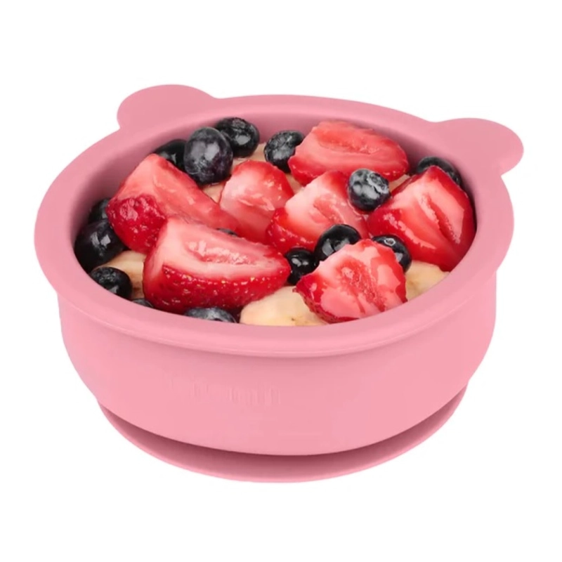 BOWL DE SILICONA CON VENTOSA 340ML INFANTI 6M+ ROJO - 5