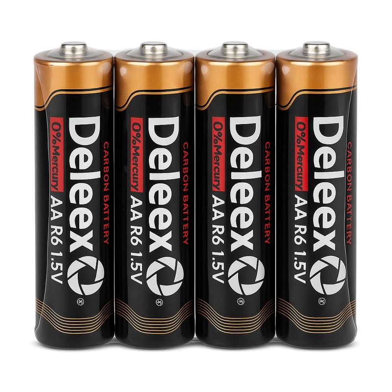 PACK 60 PILAS DELEEX GOLD AA CARBON BATTERY R6 - 2
