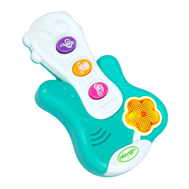 GUITARRA JUGUETE BEBE ILUMINADA LITTLE STRUMMER PLAYGRO - 1
