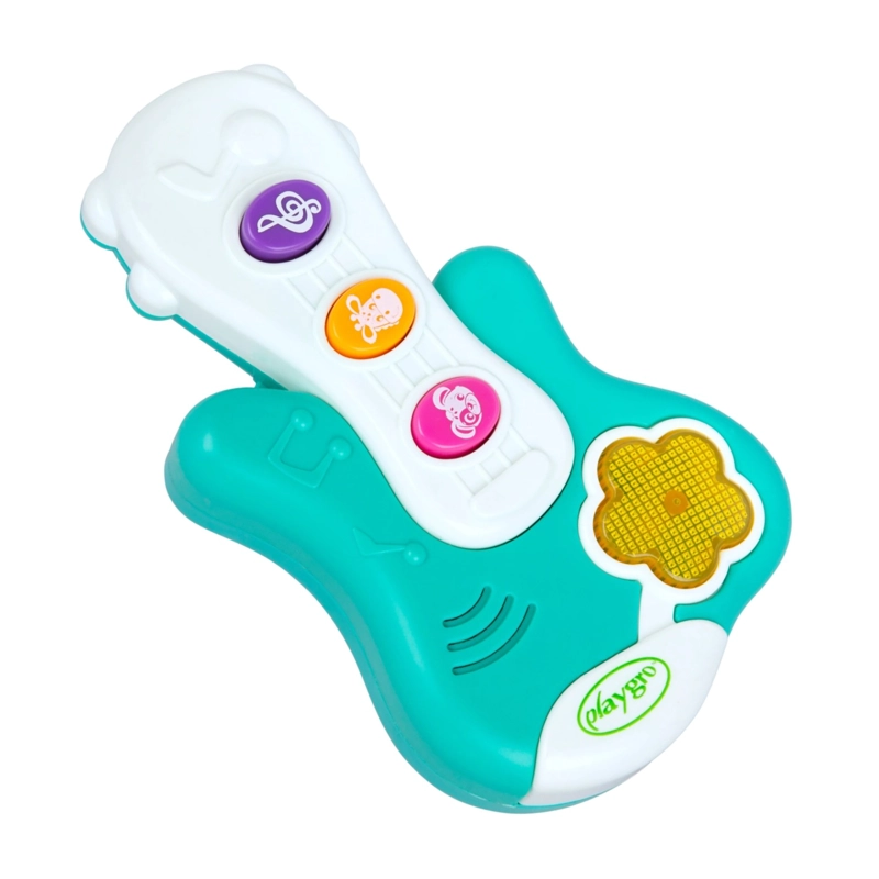 GUITARRA JUGUETE BEBE ILUMINADA LITTLE STRUMMER PLAYGRO - 2