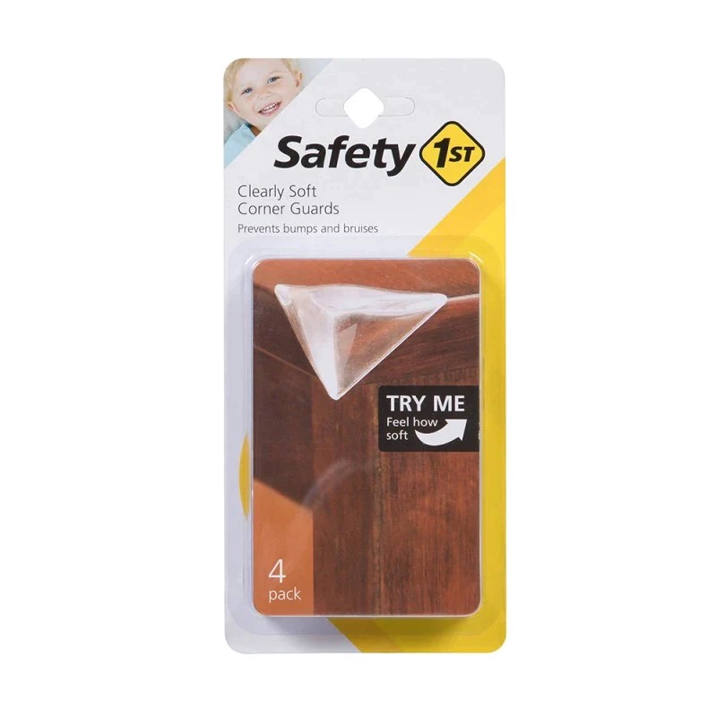 SET 4 PROTECTOR DE ESQUINAS SAFETY 1ST TRANSPARENTES - 1