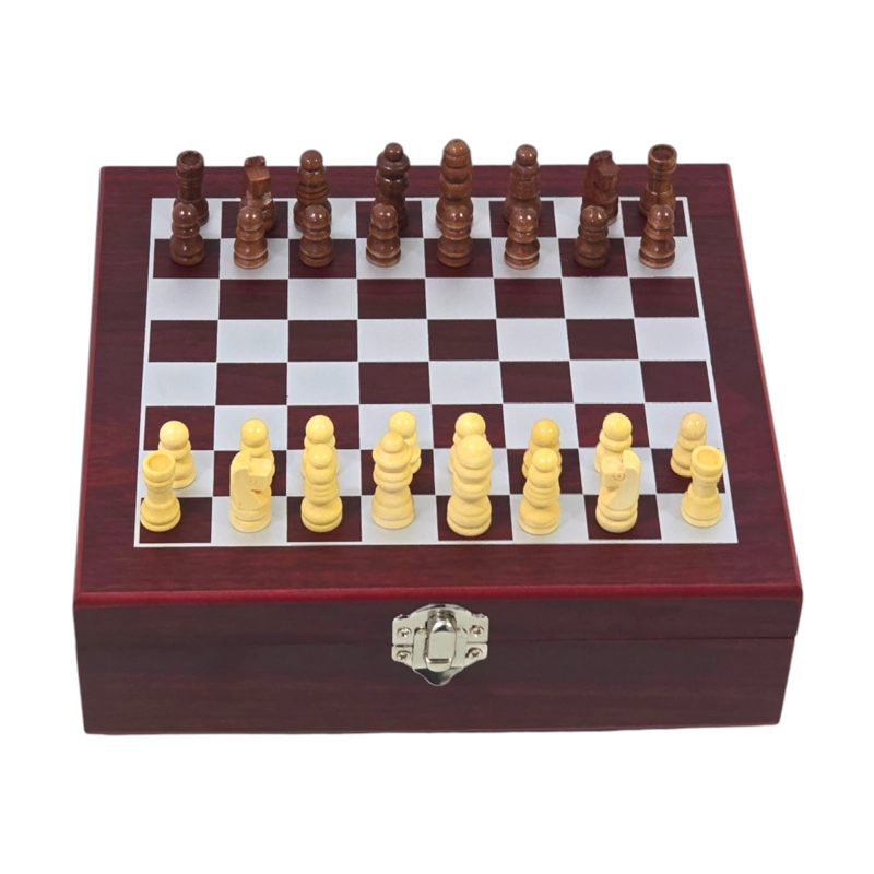 SET JUEGO DE AJEDREZ CON PETACA 8OZ Y ACCESORIOS - 3